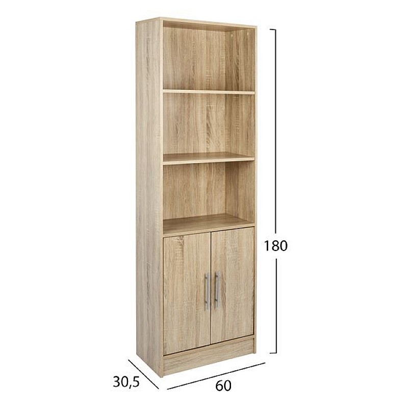 ΒΙΒΛΙΟΘΗΚΗ ΜΕΛΑΜΙΝΗΣ ENSLEY HM2027.02 SONAMA 60X30X180 εκ. ΒΙΒΛΙΟΘΗΚΗ ΜΕΛΑΜΙΝΗΣ ENSLEY HM2027.02 SONAMA 60X30X180 εκ.