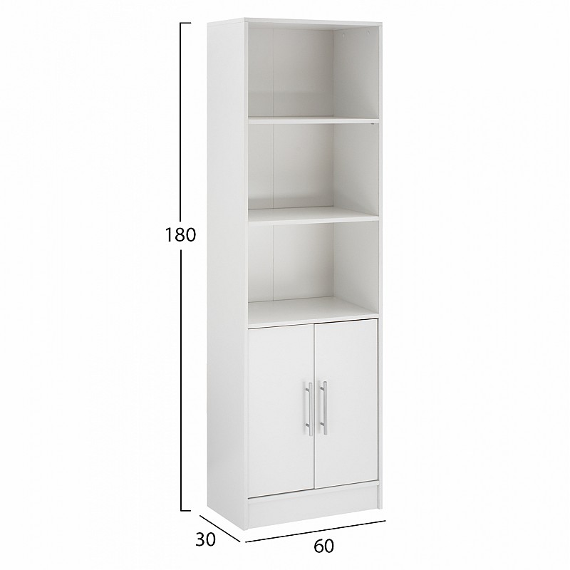 ΒΙΒΛΙΟΘΗΚΗ ΜΕΛΑΜΙΝΗΣ ENSLEY HM2027.05 ΣΕ ΛΕΥΚΗ ΑΠΟΧΡΩΣΗ 60x30x180 εκ. ΒΙΒΛΙΟΘΗΚΗ ΜΕΛΑΜΙΝΗΣ ENSLEY HM2027.05 ΣΕ ΛΕΥΚΗ ΑΠΟΧΡΩΣΗ 60x30x180 εκ.