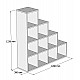 ΒΙΒΛΙΟΘΗΚΗ ΜΕΛΑΜΙΝΗΣ SCALE ΛΕΥΚΟ 120x30x123,6Υεκ.HM9238.11 ΒΙΒΛΙΟΘΗΚΗ ΜΕΛΑΜΙΝΗΣ SCALE ΛΕΥΚΟ 120x30x123,6Υεκ.HM9238.11