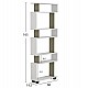 ΒΙΒΛΙΟΘΗΚΗ ΜΕΛΑΜΙΝΗΣ OWLOLIVE GREY ΛΕΥΚΟ 60x19,5x165Yεκ.HM8923.11 ΒΙΒΛΙΟΘΗΚΗ ΜΕΛΑΜΙΝΗΣ OWLOLIVE GREY ΛΕΥΚΟ 60x19,5x165Yεκ.HM8923.11