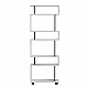 ΒΙΒΛΙΟΘΗΚΗ ΜΕΛΑΜΙΝΗΣ OWLOLIVE GREY ΛΕΥΚΟ 60x19,5x165Yεκ.HM8923.11 ΒΙΒΛΙΟΘΗΚΗ ΜΕΛΑΜΙΝΗΣ OWLOLIVE GREY ΛΕΥΚΟ 60x19,5x165Yεκ.HM8923.11