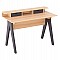 ΓΡΑΦΕΙΟ REXIN HM18290 ΜΕΛΑΜΙΝΗ ΣΕ SONAMA-ΓΚΡΙ 120x19-59x75-85,5ΥΥεκ.