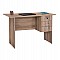 ΓΡΑΦΕΙΟ ΜΕΛΑΜΙΝΗΣ HAYDEN 120x60x75Υεκ. ΜΕ 3 ΣΥΡΤΑΡΙΑ ΣΕ ΧΡΩΜΑ SONAMA HM2268.02