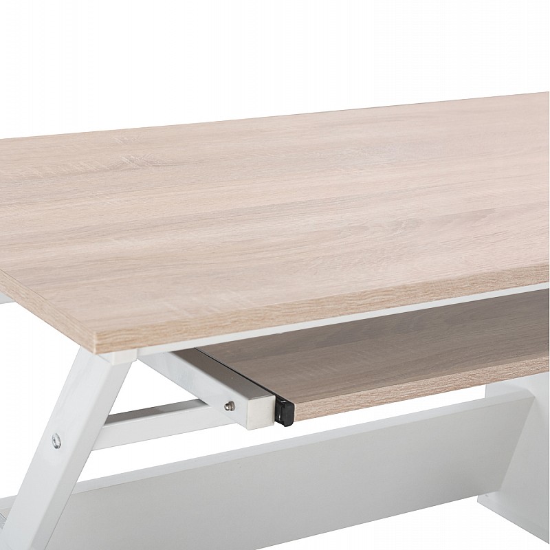 ΓΡΑΦΕΙΟ VITINO HM2130.01 ΜΕΛΑΜΙΝΗ-ΜΕΤΑΛΛΟ ΣΕ SONAMA-ΛΕΥΚΟ 120X60X76εκ. ΓΡΑΦΕΙΟ VITINO HM2130.01 ΜΕΛΑΜΙΝΗ-ΜΕΤΑΛΛΟ ΣΕ SONAMA-ΛΕΥΚΟ 120X60X76εκ.