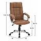 ΚΑΡΕΚΛΑ ΓΡΑΦΕΙΟΥ CHANDER HM1092.09 ΣΕ CAMEL ΑΠΟΧΡΩΣΗ 63x66x116 εκ. ΚΑΡΕΚΛΑ ΓΡΑΦΕΙΟΥ CHANDER HM1092.09 ΣΕ CAMEL ΑΠΟΧΡΩΣΗ 63x66x116 εκ.
