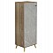 ΠΑΠΟΥΤΣΟΘΗΚΗ-ΝΤΟΥΛΑΠΙ ALVARO HM8954.11 ΜΕΛΑΜΙΝΗ SONAMA-STONE TEXTURE 50Χ38Χ135Yεκ.