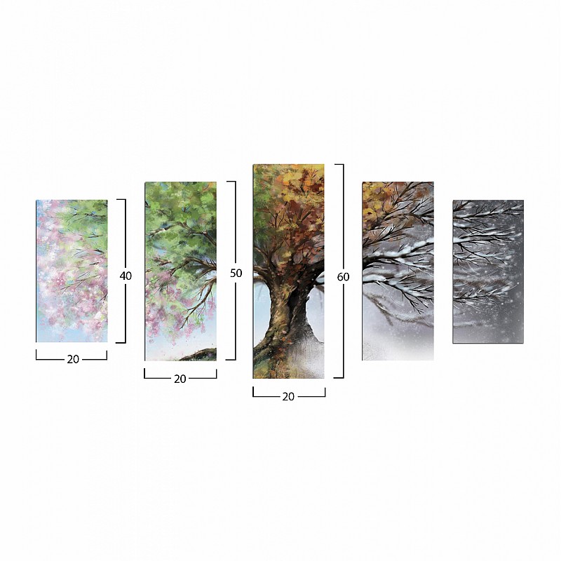 ΠΕΝΤΑΠΤΥΧΟΣ ΠΙΝΑΚΑΣ MDF FOUR SEASONS HM7206.05 100X60x0,3 εκ. ΠΕΝΤΑΠΤΥΧΟΣ ΠΙΝΑΚΑΣ MDF FOUR SEASONS HM7206.05 100X60x0,3 εκ.