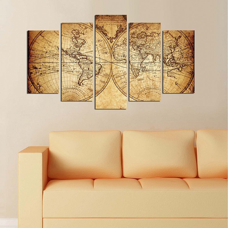 ΠΕΝΤΑΠΤΥΧΟΣ ΠΙΝΑΚΑΣ MDF VINTAGE WORLD MAP HM7206.06 100X60x0,3 εκ. ΠΕΝΤΑΠΤΥΧΟΣ ΠΙΝΑΚΑΣ MDF VINTAGE WORLD MAP HM7206.06 100X60x0,3 εκ.