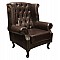 ΠΟΛΥΘΡΟΝΑ-ΜΠΕΡΖΕΡΑ T.CHESTERFIELD POLINA HM0053.01 PU ΣΚ.ΚΑΦΕ 83x75x107 εκ.