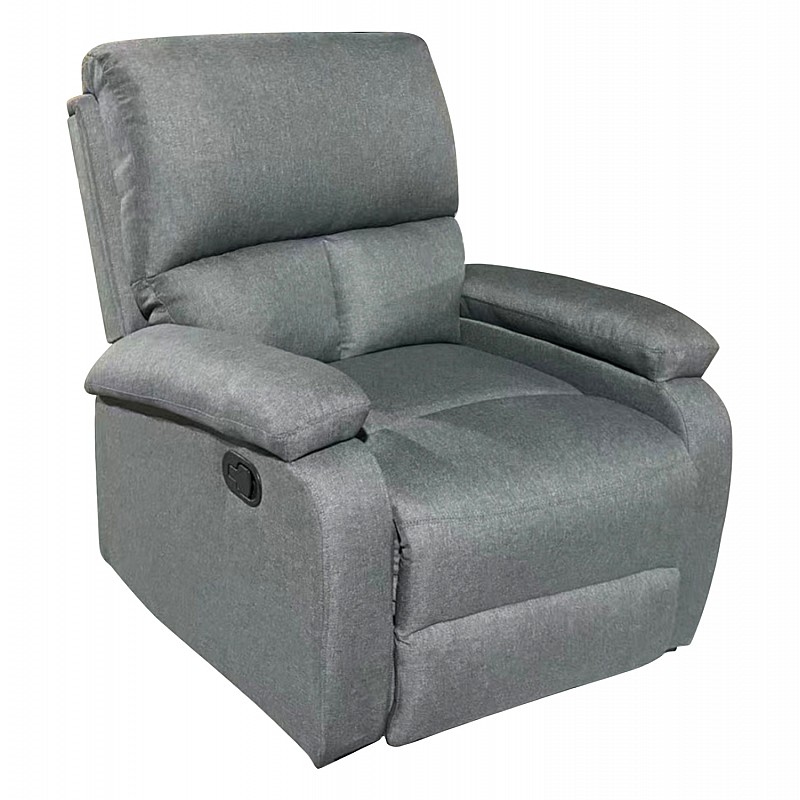 ΠΟΛΥΘΡΟΝΑ RELAX DIONI HM3296.01 ΓΚΡΙ ΥΦΑΣΜΑ 81x94x97Υεκ.