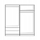 ΣΕΤ 2 ΤΜΧ ΝΤΟΥΛΑΠΑ 4ΦΥΛΛΗ ZEBRANO 160X42X181 HM11350.01 ΣΕΤ 2 ΤΜΧ ΝΤΟΥΛΑΠΑ 4ΦΥΛΛΗ ZEBRANO 160X42X181 HM11350.01