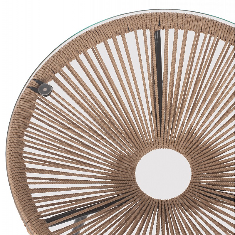 ΤΡΑΠΕΖΙ ΒΟΗΘΗΤΙΚΟ ALLEGRA ΜΑΥΡΟ ΜΕΤΑΛΛΟ ME TWISTED WICKER ΦΥΣΙΚΟ HM5873.01 Φ47Χ45Υεκ. ΤΡΑΠΕΖΙ ΒΟΗΘΗΤΙΚΟ ALLEGRA ΜΑΥΡΟ ΜΕΤΑΛΛΟ ME TWISTED WICKER ΦΥΣΙΚΟ HM5873.01 Φ47Χ45Υεκ.