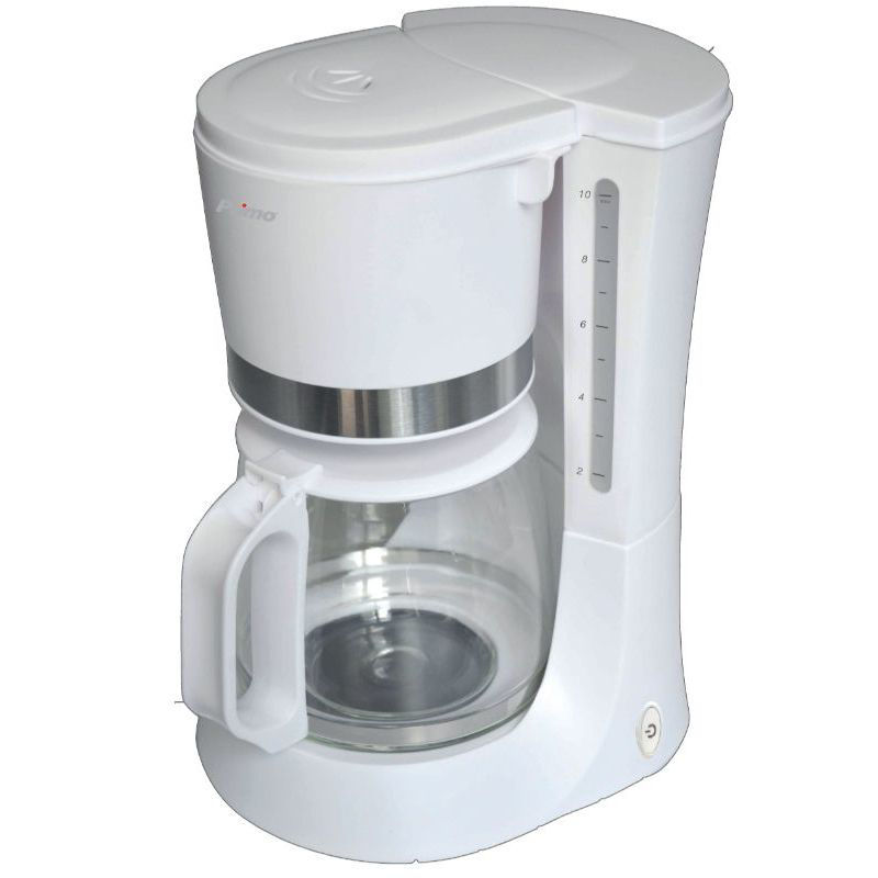 Καφετιέρα φίλτρου CM6636E Primo ECO 1.2L 10φλ Λευκή-Inox