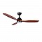 Ανεμιστήρας Οροφής PRCF-80668 PRIMO 52'' 132εκ. DC Με Τηλεχειριστήριο 1 Φως LED Μαύρος με 3 καφέ φτερά