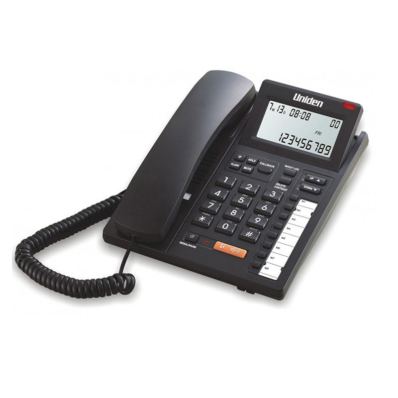 Τηλέφωνο  Επιτραπέζιο  με οθόνη UNIDEN AS7411 Μαύρο
