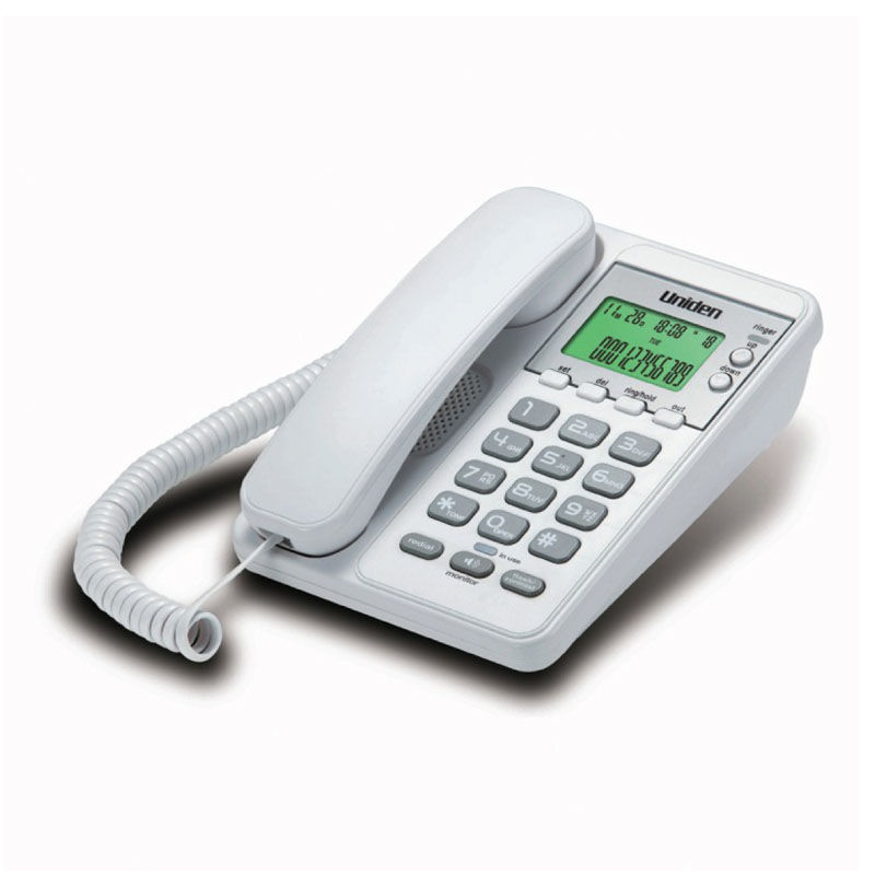Τηλέφωνο  Επιτραπέζιο  με οθόνη UNIDEN AS6404 Λευκό