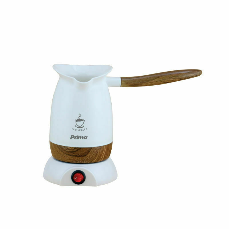 Μπρίκι Καφέ Ηλεκτρικό PRCP-40380 Primo 800W Λευκό/Wooden