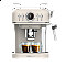 Μηχανή Καφέ Espresso PREM-40445 Primo Eco 20Bar 3σε1 Αναλογικό καντράν θερμοκρασίας Ιβουάρ-Chrome