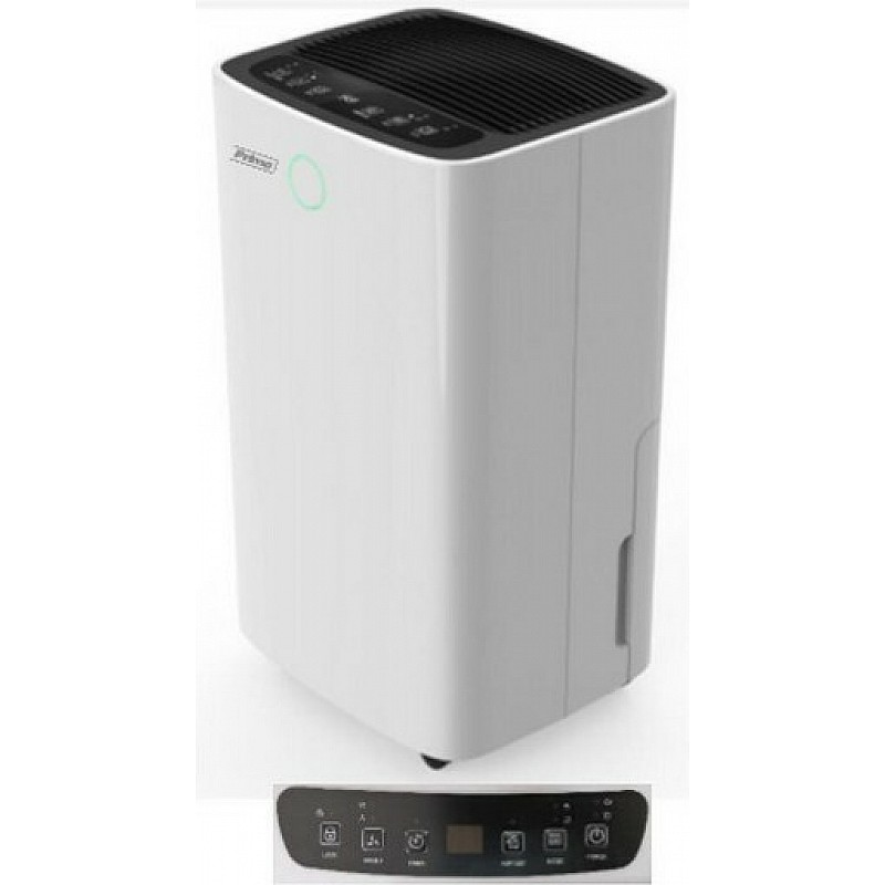 Αφυγραντήρας PRDH-45003 Primo 12L Ηλεκτρονικός R290 Με Χρωματική Ένδειξη Υγρασίας + Φίλτρο Ενεργού Άνθρακα Λευκός