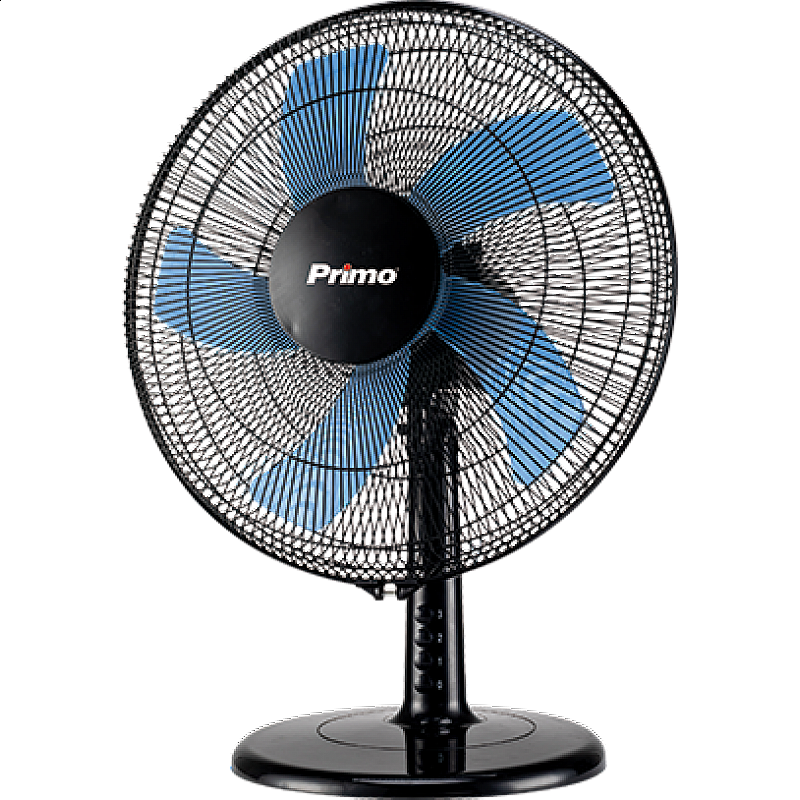 Ανεμιστήρας Επιτραπέζιος PRTF-80444 Primo 16'' 40εκ. Μαύρος-Μπλε