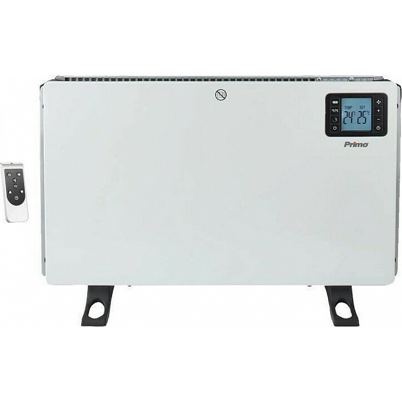 Θερμοπομπός PRCH-81043 Primo 2000W Turbo LCD Λευκός