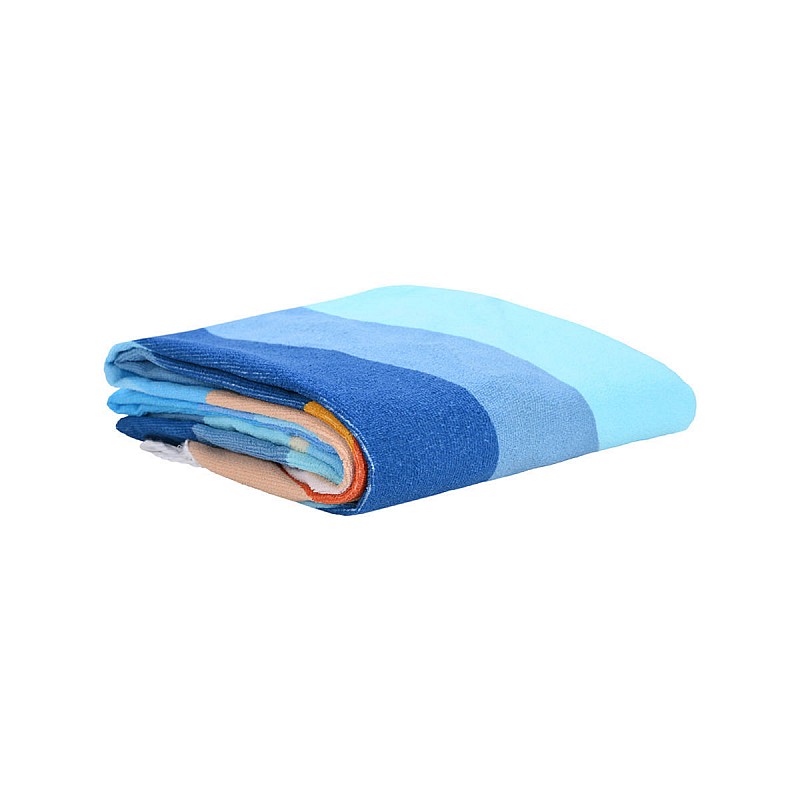 ESTIA ΠΕΤΣΕΤΑ ΘΑΛΑΣΣΗΣ SERENE SHORES MICROFIBER ΣΤΡΟΓΓΥΛΗ 150cm ESTIA 00-26158