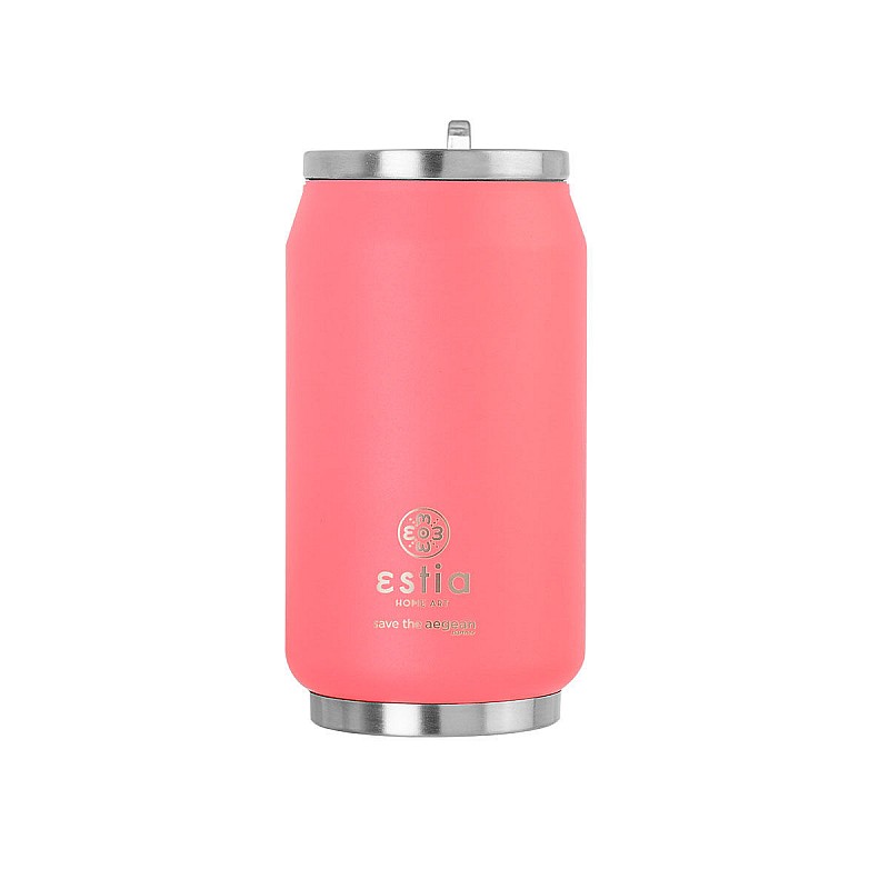 ESTIA ΘΕΡΜΟΣ TRAVEL CUP SAVE THE AEGEAN 300ml FUSION CORAL ESTIA 01-16692