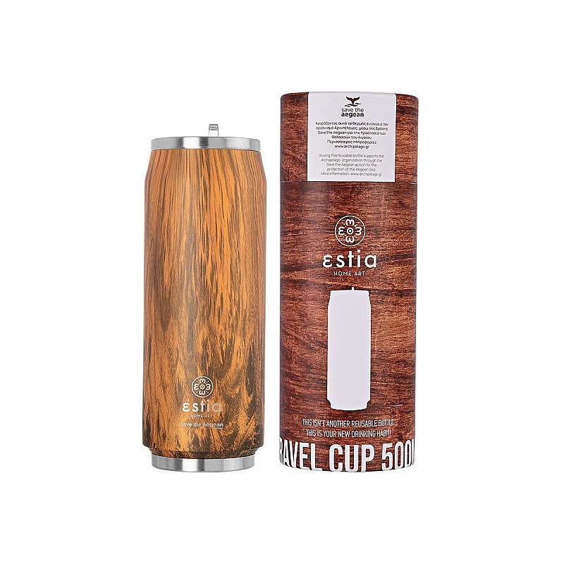 ESTIA ΘΕΡΜΟΣ TRAVEL CUP SAVE THE AEGEAN 500ml SEKOYA ESTIA 01-16753