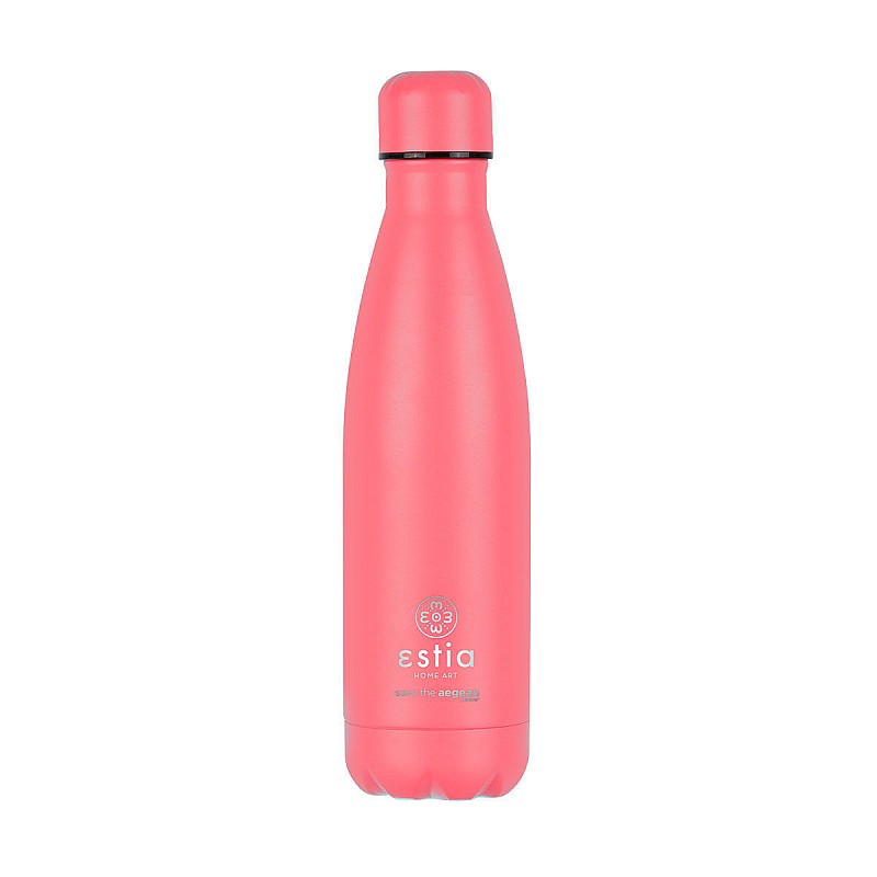 ESTIA ΘΕΡΜΟΣ FLASK LITE SAVE THE AEGEAN 500ml FUSION CORAL ESTIA 01-17996