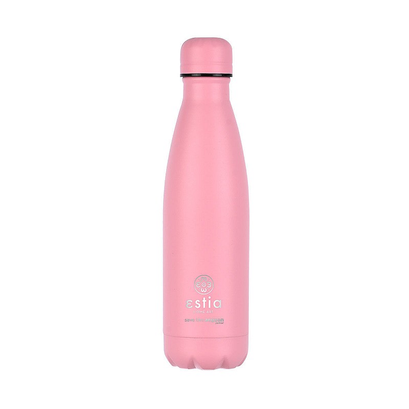 ESTIA ΘΕΡΜΟΣ FLASK LITE SAVE THE AEGEAN 500ml BLOSSOM ROSE ESTIA 01-18030