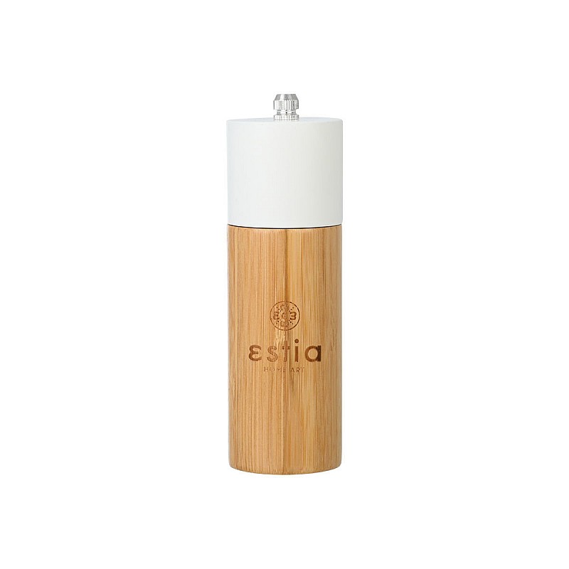 ESTIA ΜΥΛΟΣ ΓΙΑ ΑΛΑΤΙ/ΠΙΠΕΡΙ BAMBOO ESSENTIALS 5x16cm ΛΕΥΚΟΣ ESTIA 01-19631