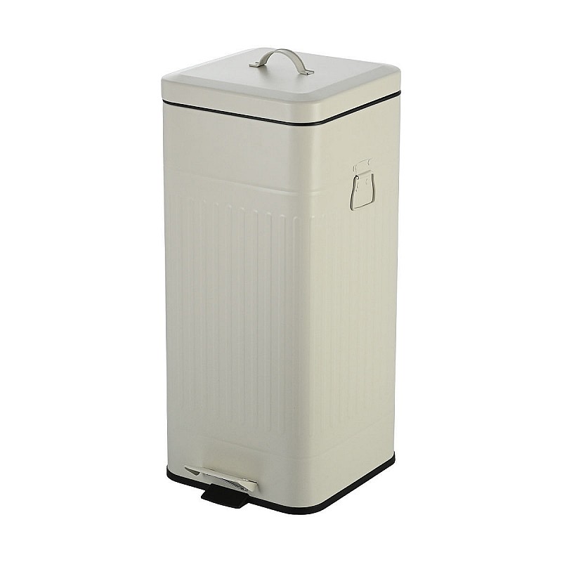 ESTIA ΚΑΔΟΣ ΑΠΟΡΡΙΜΑΤΩΝ SOFT CLOSE ANTIGUA 30lt MAT IVORY ESTIA 01-20057