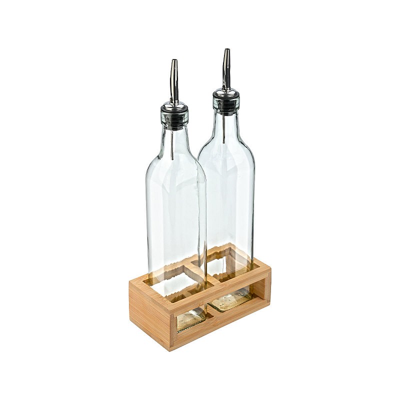 ESTIA ΜΠΟΥΚΑΛΙΑ ΓΙΑ ΛΑΔΙ & ΞΥΔΙ ΓΥΑΛΙΝΟ 500ml ME ΡΟΗ ΣΕΤ 3 ΤΕΜ. ESTIA 01-20156