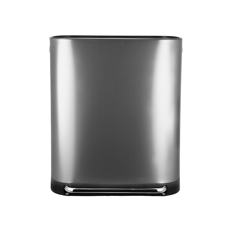 ESTIA ΚΑΔΟΣ ΑΠΟΡΡΙΜΑΤΩΝ DUOPRIME SOFT CLOSE 60lt ΜΕ ΔΥΟ ΔΟΧΕΙΑ 30&30lt INOX ESTIA 01-20903