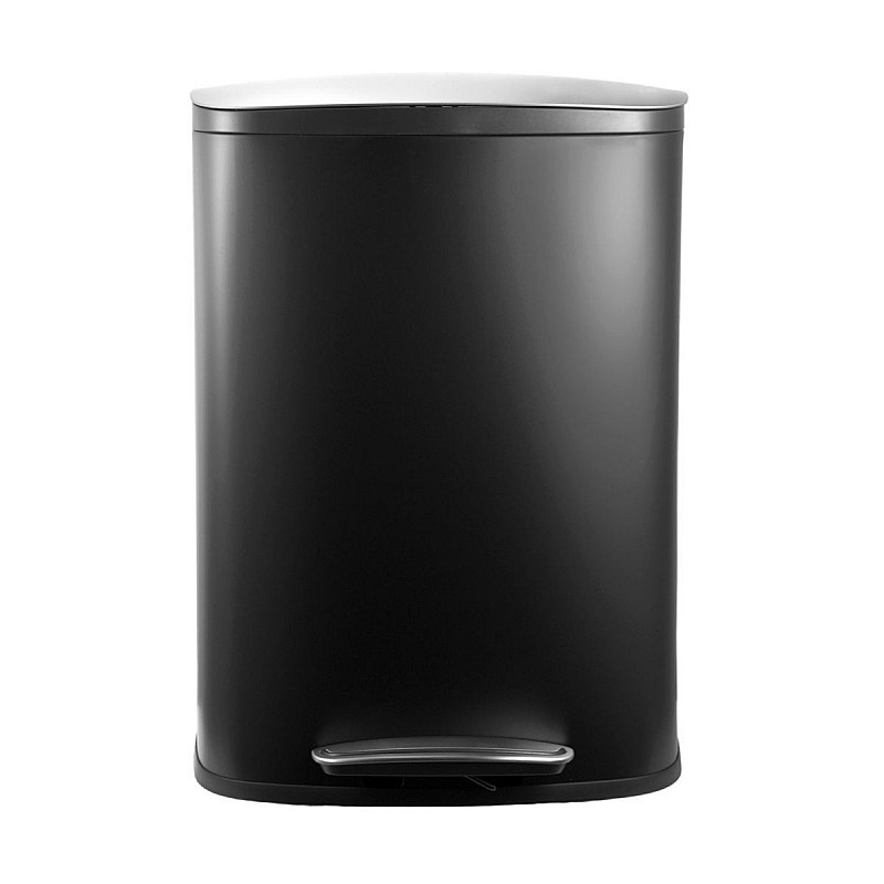 ESTIA ΚΑΔΟΣ ΑΠΟΡΡΙΜΑΤΩΝ SOLOPRIME SOFT CLOSE 50lt ΜΑΥΡΟΣ ESTIA 01-20910