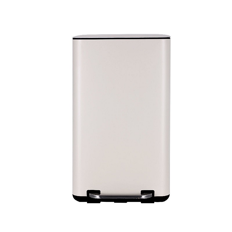 ESTIA ΚΑΔΟΣ ΑΠΟΡΡΙΜΑΤΩΝ CUBIC SOFT CLOSE 30lt IVORY ESTIA 01-21009