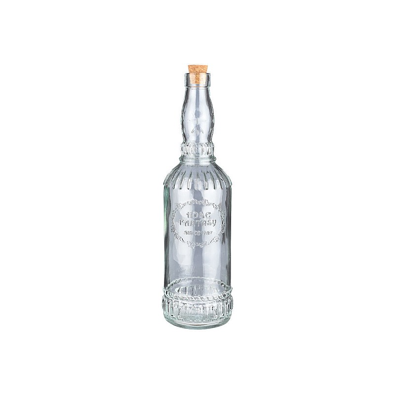 ESTIA ΜΠΟΥΚΑΛΙ ΓΥΑΛΙΝΟ 720ml ΜΕ ΚΑΠΑΚΙ ΦΕΛΛΟΥ ESTIA 01-21849