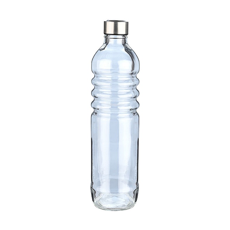 ESTIA ΜΠΟΥΚΑΛΙ ΓΥΑΛΙΝΟ 1250ml ΜΕ ΜΕΤΑΛΛΙΚΟ ΚΑΠΑΚΙ ESTIA 01-21900