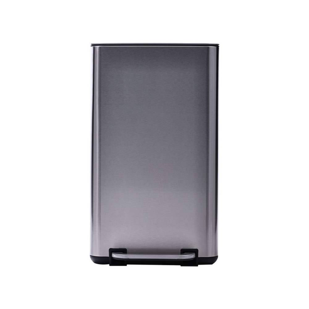 ESTIA ΚΑΔΟΣ ΑΠΟΡΡΙΜΑΤΩΝ CUBIC SOFT CLOSE 30lt ΙΝΟΞ ESTIA 01-21948