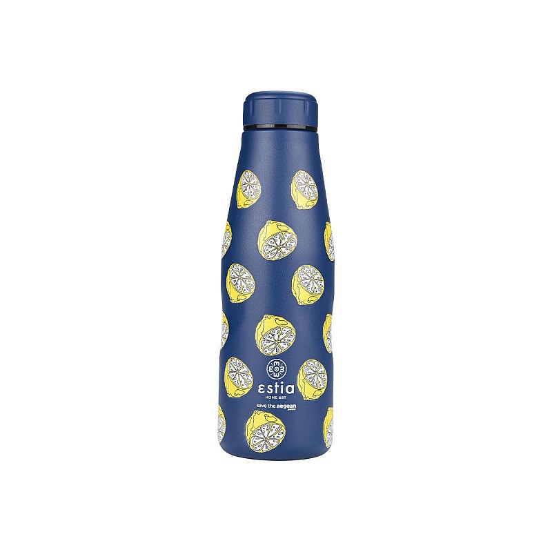 ESTIA ΘΕΡΜΟΣ TRAVEL FLASK SAVE THE AEGEAN 500ml CITRUS INFUSION ESTIA 01-22105