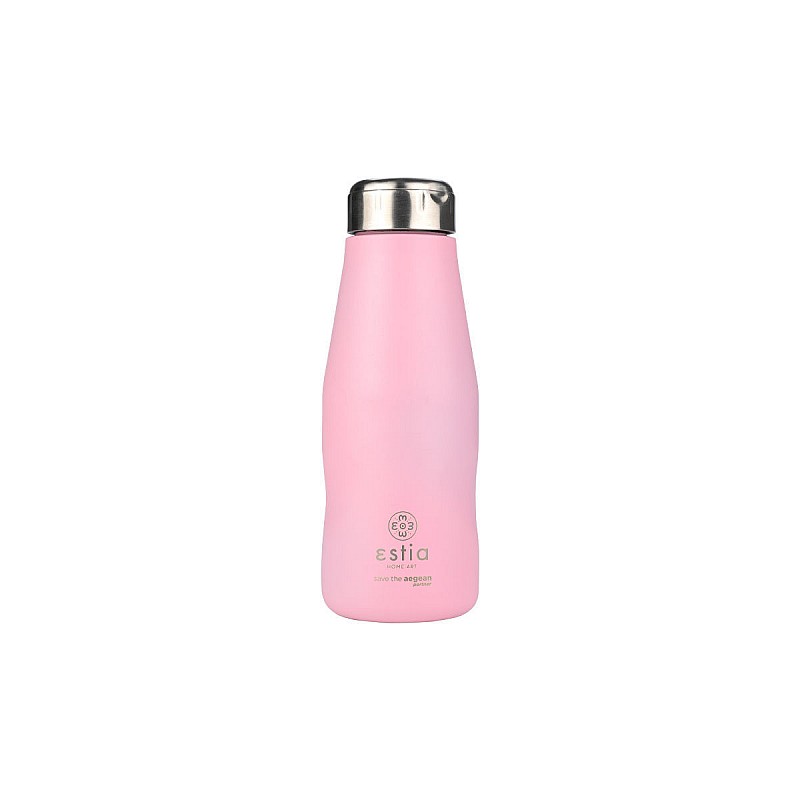 ESTIA ΘΕΡΜΟΣ TRAVEL FLASK SAVE THE AEGEAN 350ml BLOSSOM ROSE ESTIA 01-22310