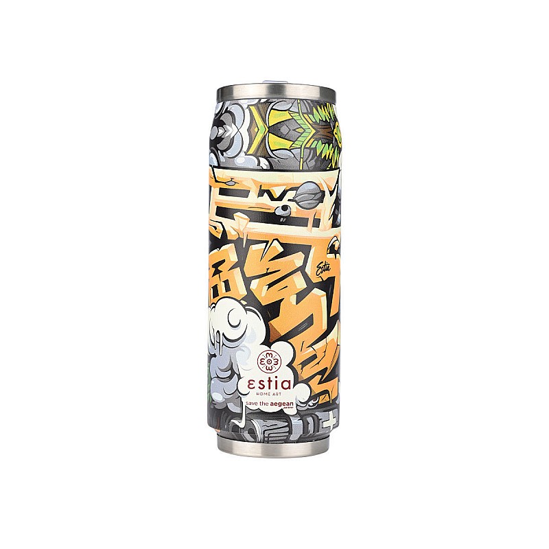 ESTIA ΘΕΡΜΟΣ TRAVEL CUP SAVE THE AEGEAN 500ml GRAFFITI RHYTHM ESTIA 01-22655