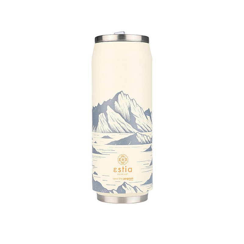 ESTIA ΘΕΡΜΟΣ TRAVEL CUP SAVE THE AEGEAN 500ml ALPINE ESSENCE ESTIA 01-22754