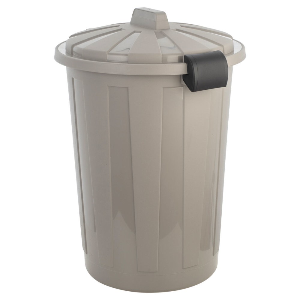 ESTIA ΚΑΔΟΣ ΑΠΟΡΡΙΜΑΤΩΝ OUTBIN ΕΞΩΤΕΡΙΚΟΥ ΧΩΡΟΥ ΠΛΑΣΤΙΚΟΣ ΜΕ ΚΑΠΑΚΙ 60lt ΓΚΡΙ ESTIA 01-23201