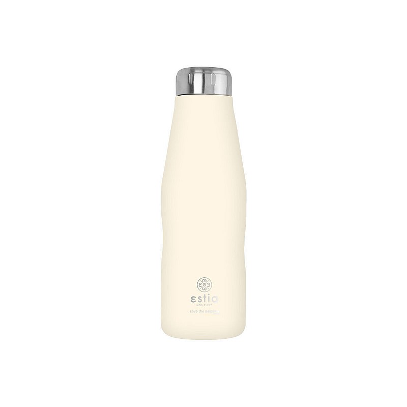 ESTIA ΘΕΡΜΟΣ TRAVEL FLASK SAVE THE AEGEAN 500ml LILY WHITE ESTIA 01-23430