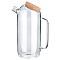 ESTIA ΚΑΝΑΤΑ ΓΥΑΛΙΝΗ 1800ml ΜΕ ΚΑΠΑΚΙ ΦΕΛΛΟΥ ESTIA 01-23584