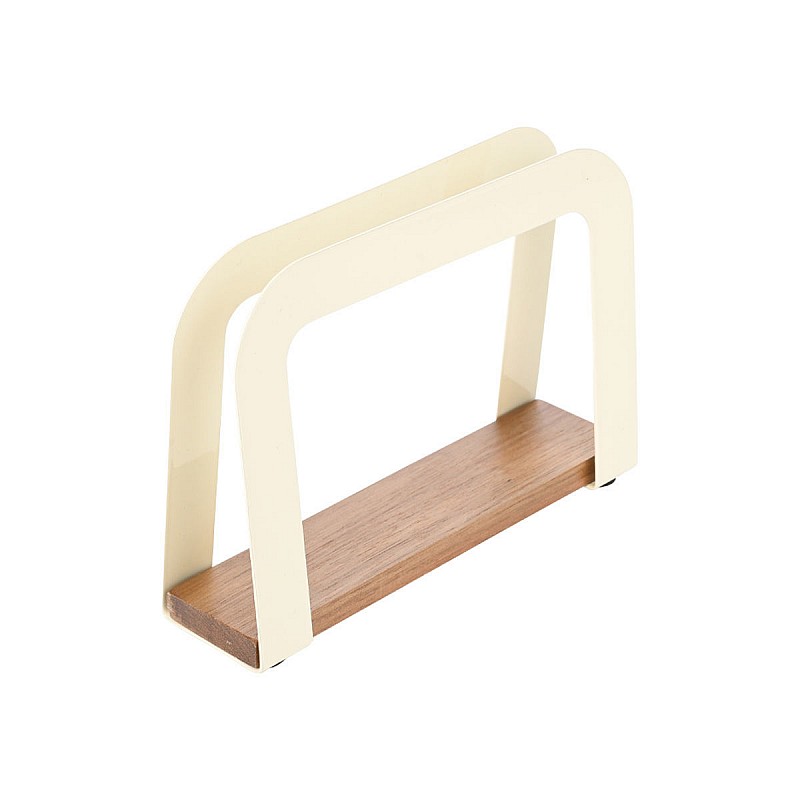 ESTIA ΧΑΡΤΟΠΕΤΣΕΤΟΘΗΚΗ ΟΡΘΙΑ ACACIA ΜΕΤΑΛΛΙΚΗ IVORY ESTIA 01-24789