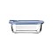 ESTIA ΦΑΓΗΤΟΔΟΧΕΙΟ COLORSEAL ΓΥΑΛΙΝΟ 370ml 16.3x12.3x6.2cm ΜΕ ΚΑΠΑΚΙ ΣΙΛΙΚΟΝΗΣ ΜΠΛΕ ESTIA 01-26516