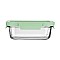 ESTIA ΦΑΓΗΤΟΔΟΧΕΙΟ CLICK&SEAL ΓΥΑΛΙΝΟ 1050ml 21.6x16.5x7.4cm ΜΕ ΚΑΠΑΚΙ ΠΛΑΣΤΙΚΟ MINT ESTIA 01-26578