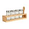 ESTIA ΔΟΧΕΙΑ ΜΠΑΧΑΡΙΚΩΝ BAMBOO ESSENTIALS ΓΥΑΛΙΝΑ ΣΕΤ 6 ΤΕΜ ΜΕ ΜΕΤΑΛΛΙΚΟ ΚΑΠΑΚΙ & ΒΑΣΗ BAMBOO ΜΕ ΚΟΥ ESTIA 01-28763